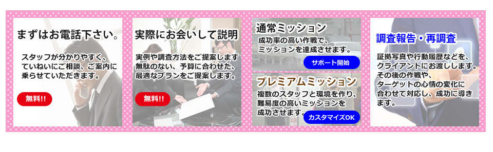 別れさせ屋にまずはお電話ください